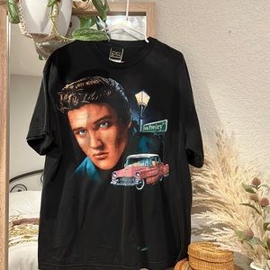 vintage elvis presley graphic tee